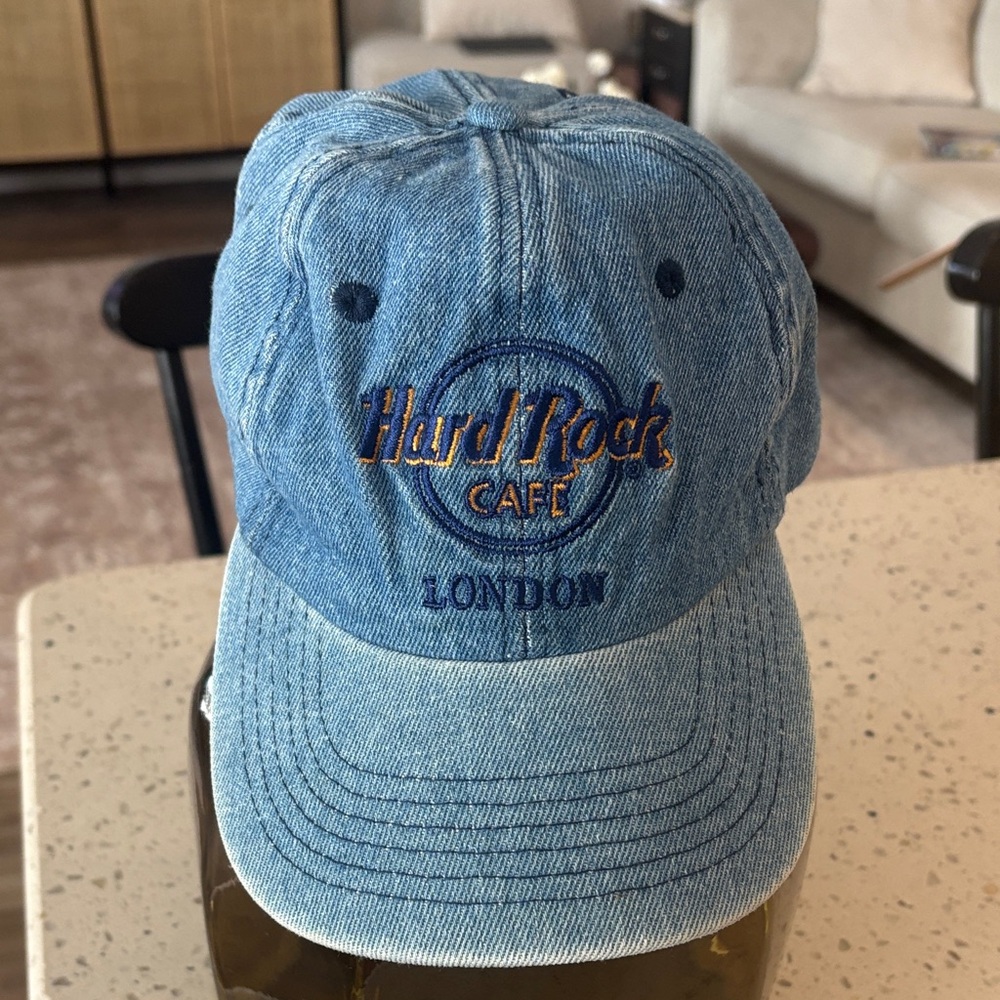 Hard‎ Rock Cafe London Blue Denim Hat